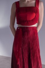 CROP TOP LOOP SKIRT ECLIPTICA CLOSEUP